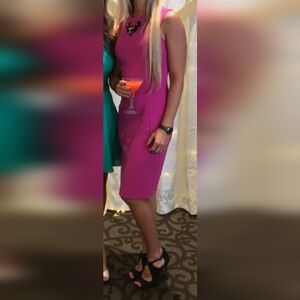 Calvin Klein Hot Pink Dress - Size 2